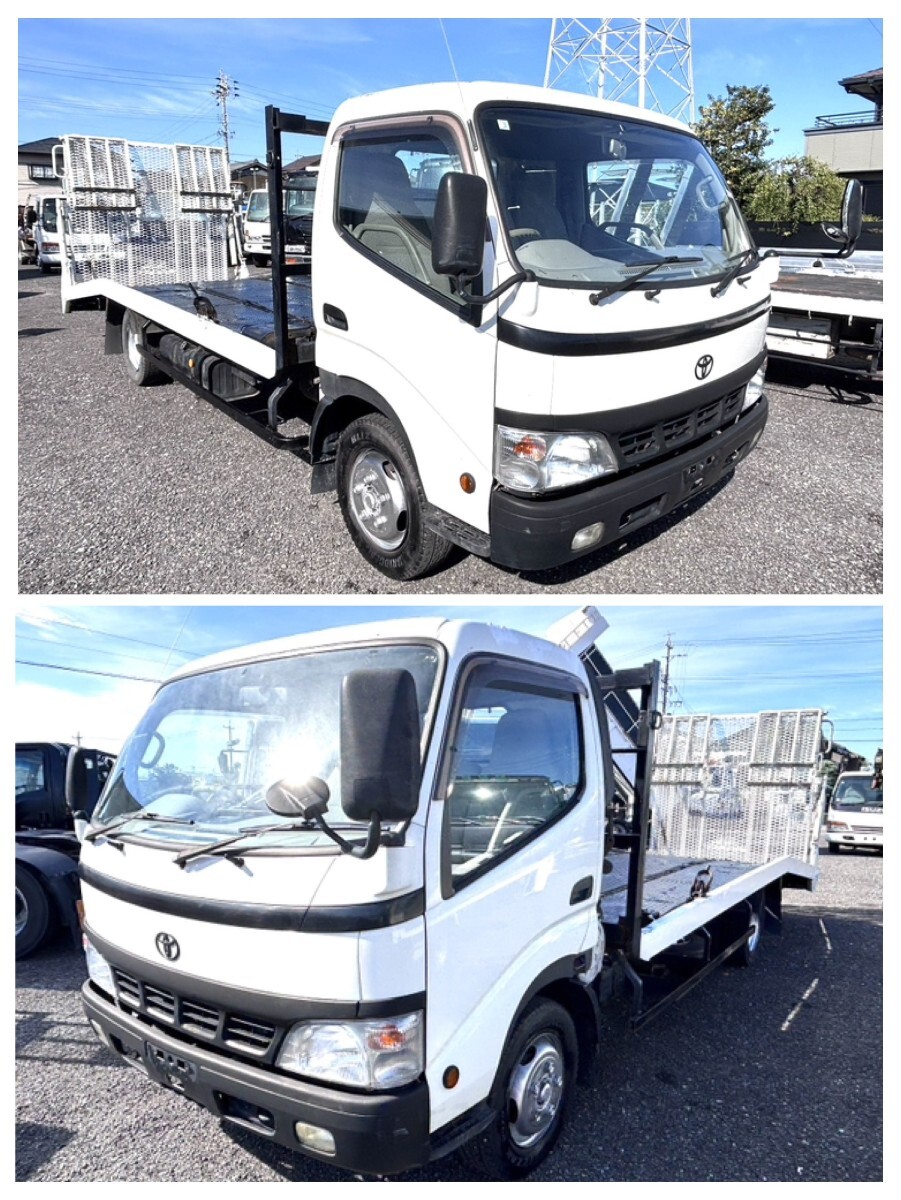 H.16 トヨエース 積載車 セーフティーローダー ウインチ ターボ MT 美車 1円売り切り 現車確認大歓迎拍卖