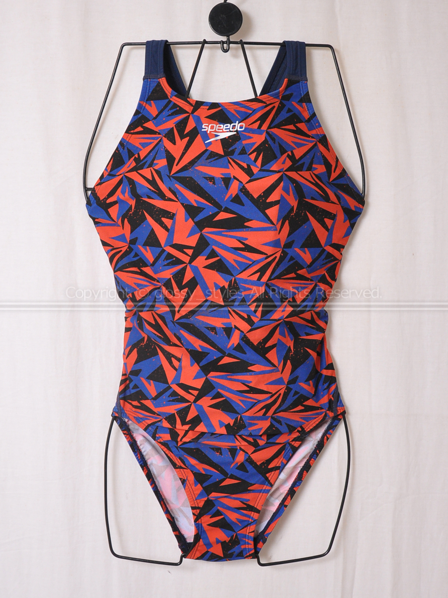 K2072-04■美品箱付 speedo スピード ブーンカモターンズスーツ 練習用水着 STW02354 OR L拍卖