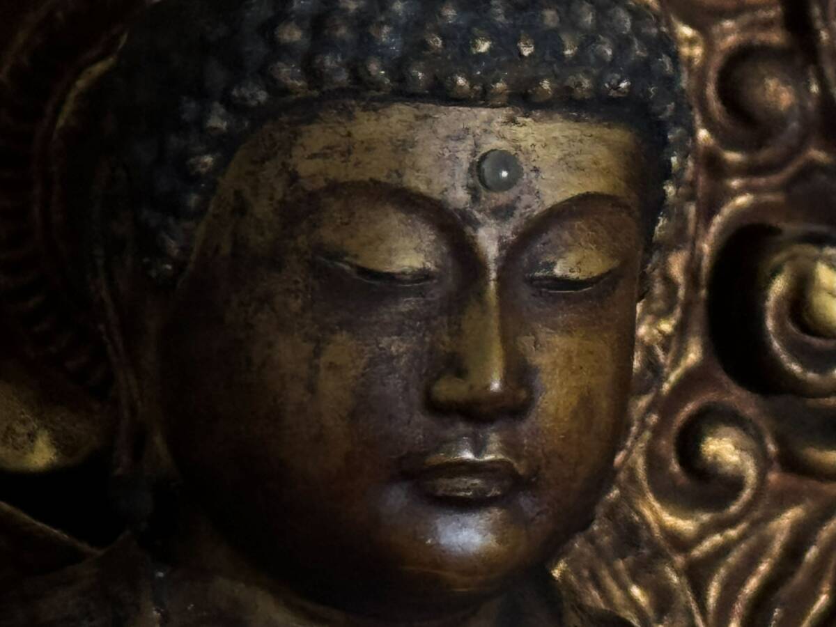 ★★江戸時代 阿弥陀如来立像 玉眼★★拍卖