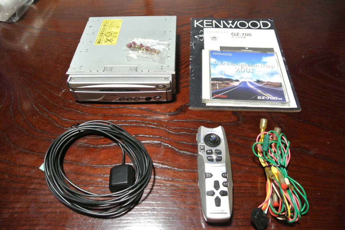 ケンウッド 1DIN CDナビ GZ-700 通電確認済み拍卖