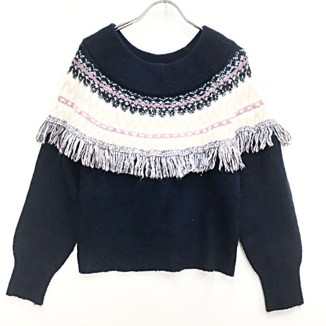 MAJESTIC LEGON マジェスティックレゴン フリンジニット拍卖