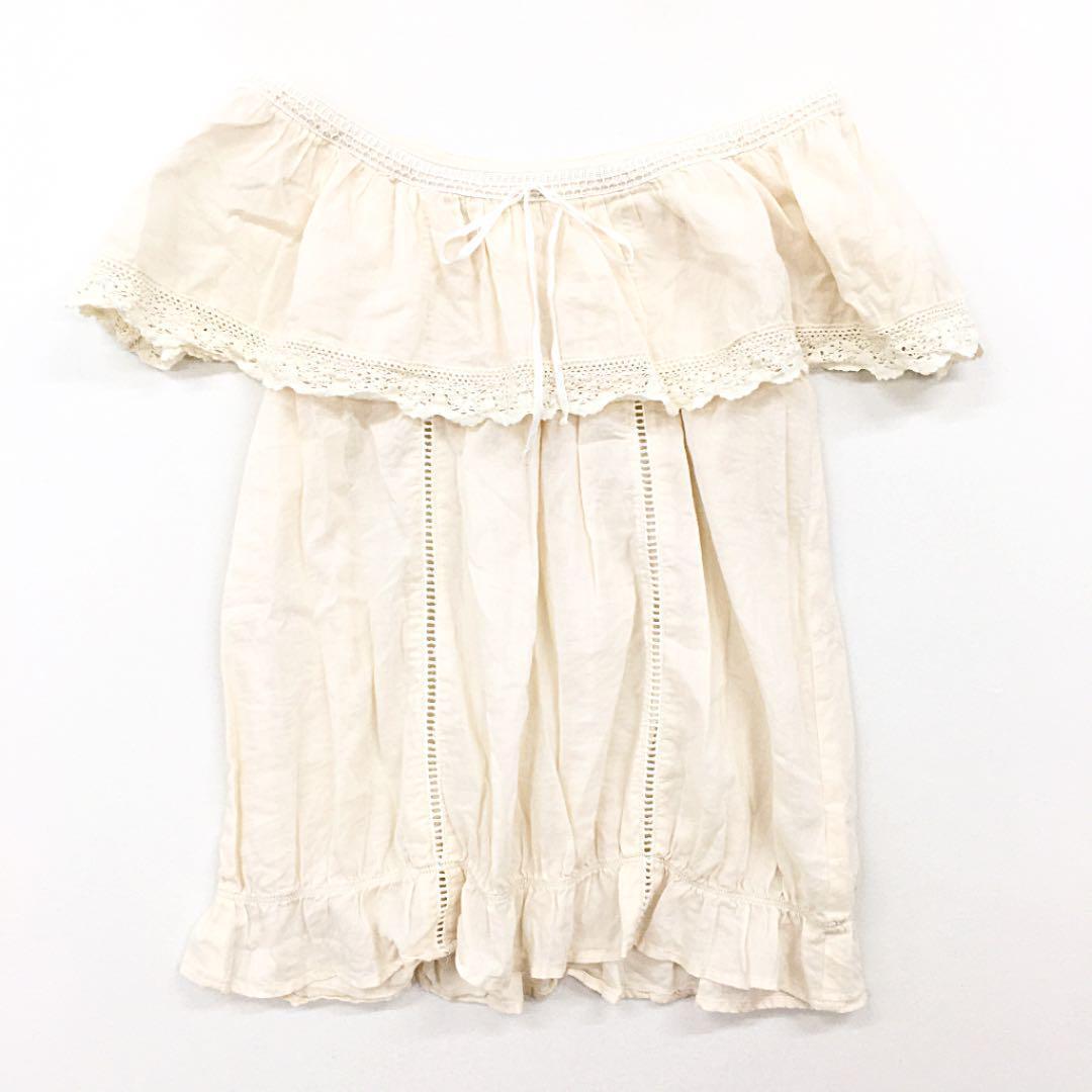 OLIVE des OLIVE オリーブデオリーブ オフショルブラウス拍卖