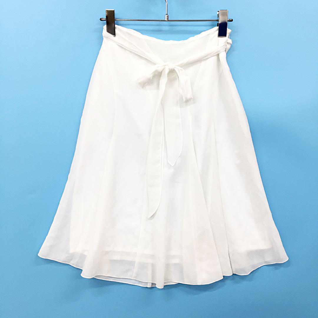 ef-de エフデ ウエストリボンフレアスカート拍卖