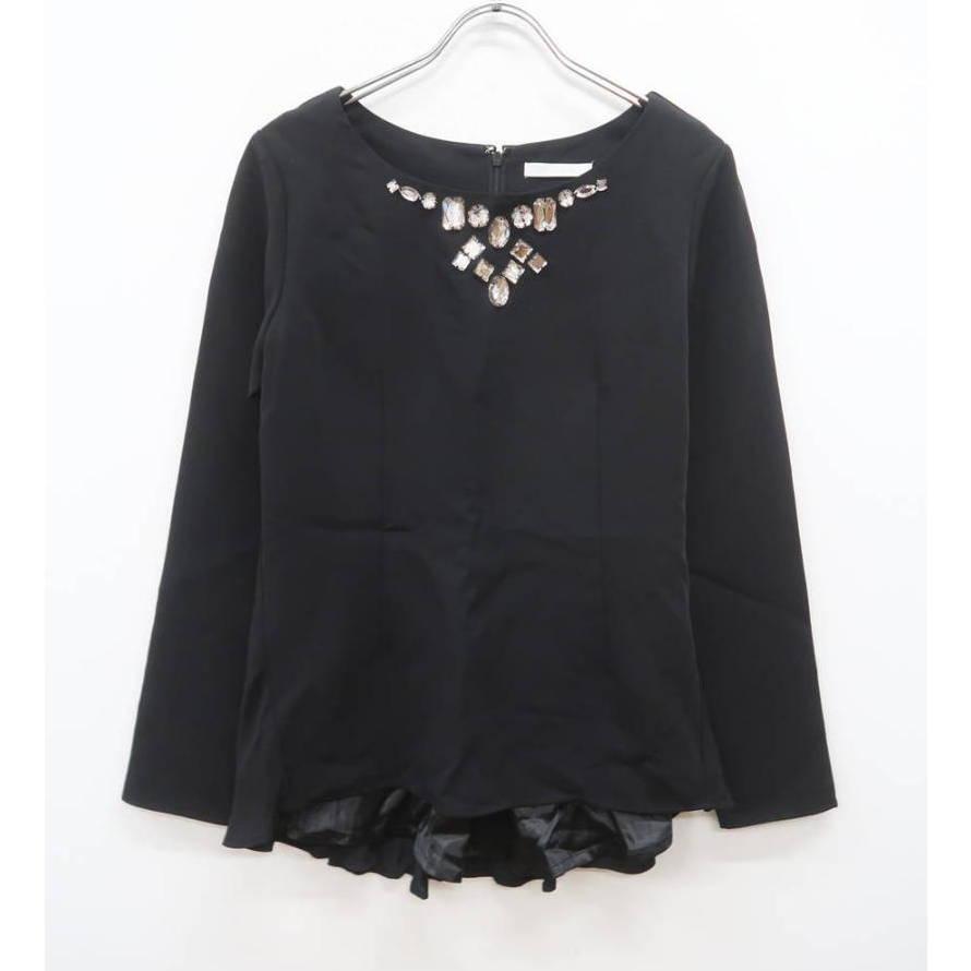 Lilidia リリディア カットテールビジューブラウス拍卖