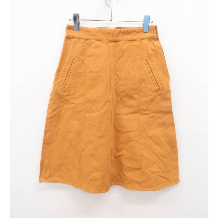 Kastane カスタネ フレアミディカラーデニムスカート拍卖