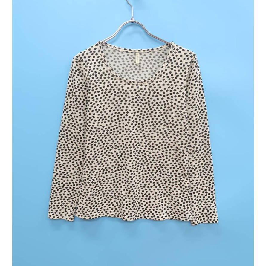 BEAUTY & YOUTH ビューティアンドユースユナイテッドアローズ スクエアプリントロングスリーブトップス拍卖