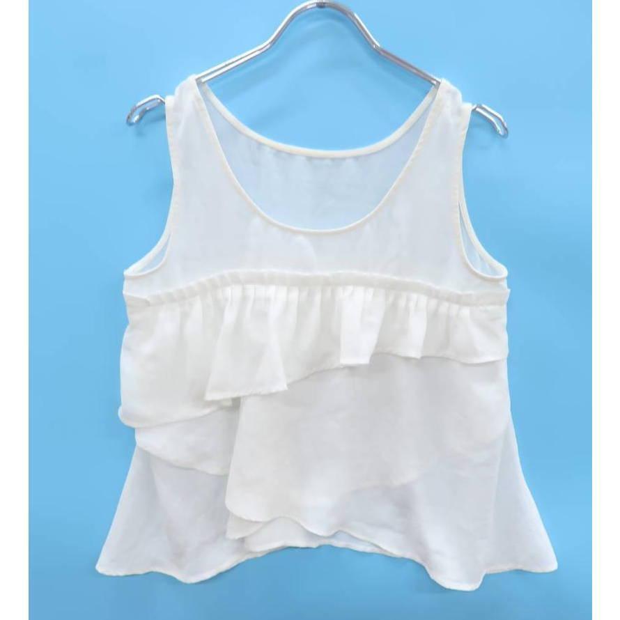 rienda リエンダ フリルシフォントップス拍卖