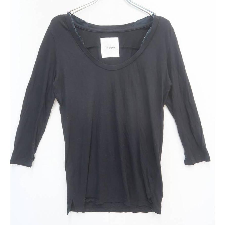 The Virgnia ザヴァージニア ファブリックコンビ7分袖Tシャツ拍卖