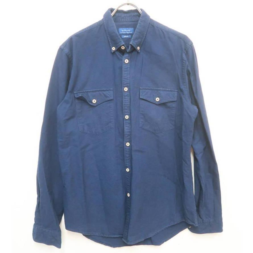 ZARA MAN ザラ フラップポケット長袖シャツ拍卖