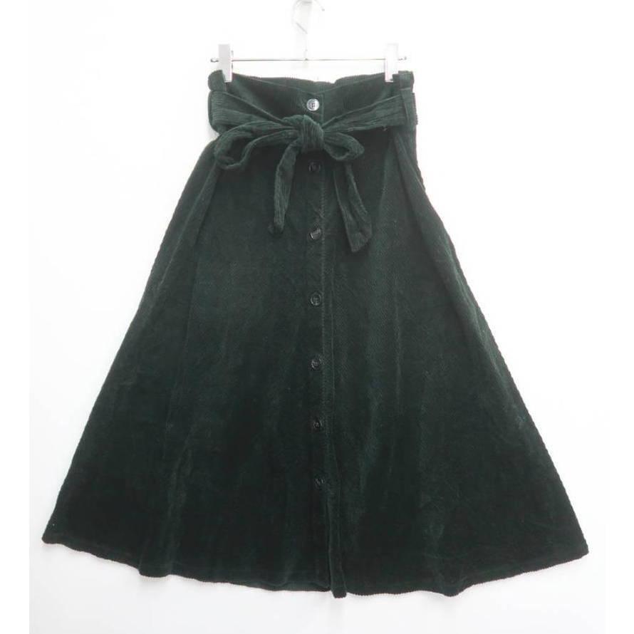 ZARA ザラ フロントボタンコーデュロイマキシスカート拍卖