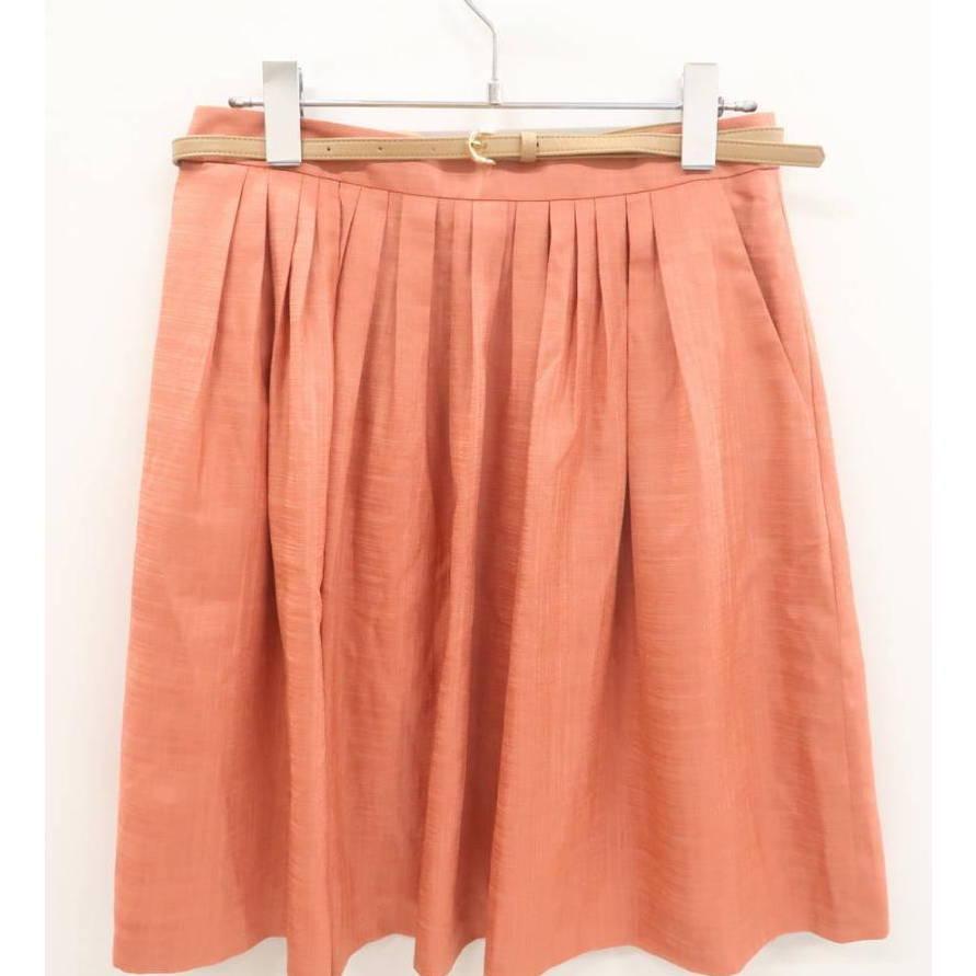 anatelier アナトリエ ベルト付ギャザーミディスカート拍卖