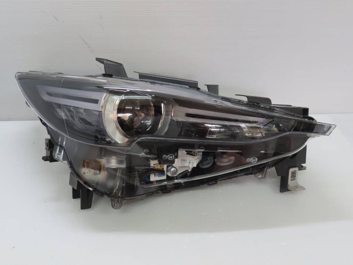 美品/破損無し Q【C1650】KF2P/KF5P/KFEP CX-5/CX5【前期】LED ヘッドライト 右【K124-51-031S/W3953 刻印 ヒ/K124-51-030R】拍卖