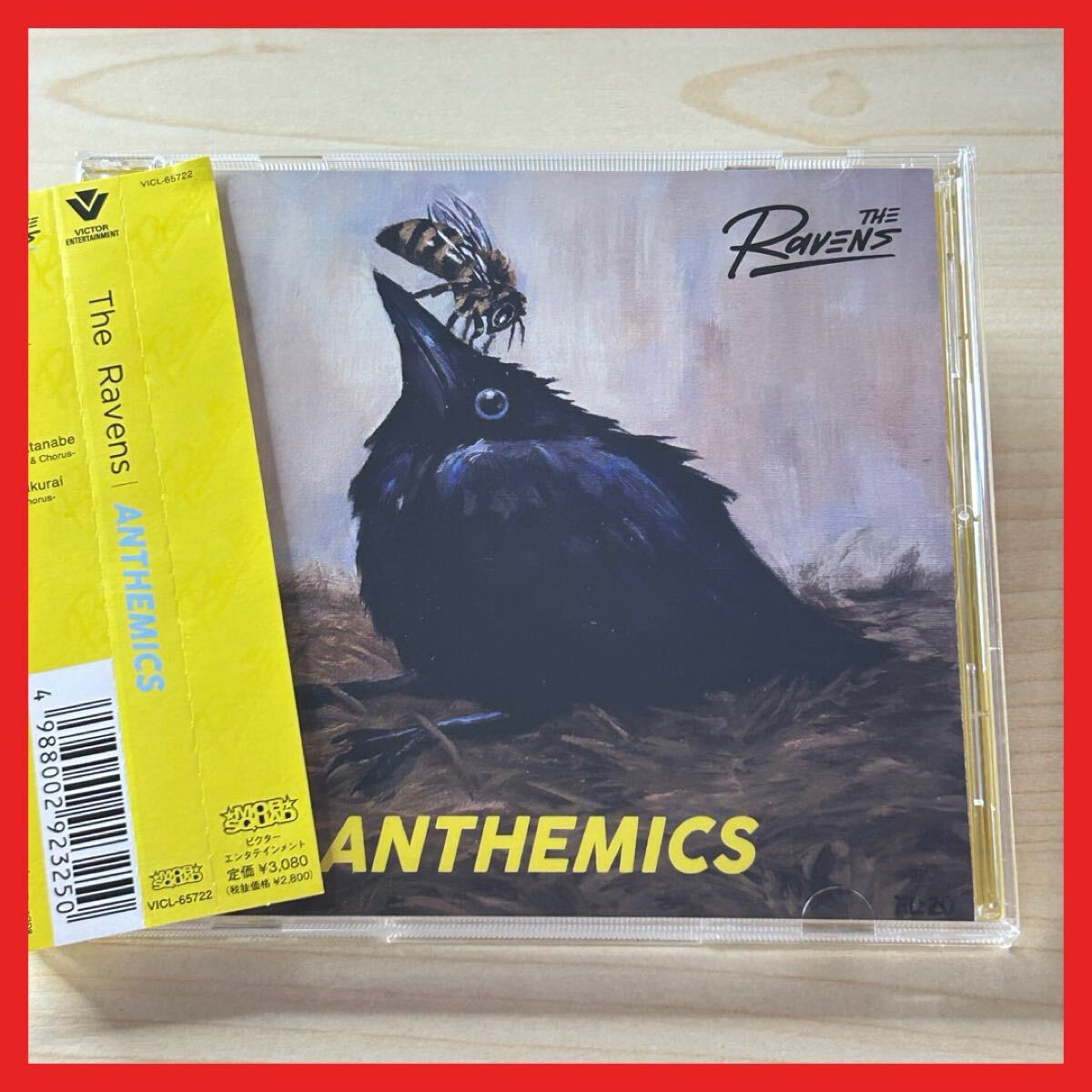 【SC29】CD/【盤面良好・帯付】The Ravens/ANTHEMICS/アルバム Dragon Ash Kj 降谷建志拍卖