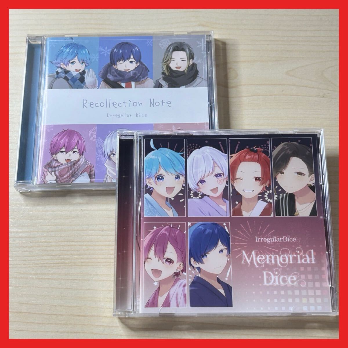 【SC29】CD/【2枚セット】Irregular Dice いれいす/Memorial Dice/Recollection Note/アルバム 歌い手拍卖