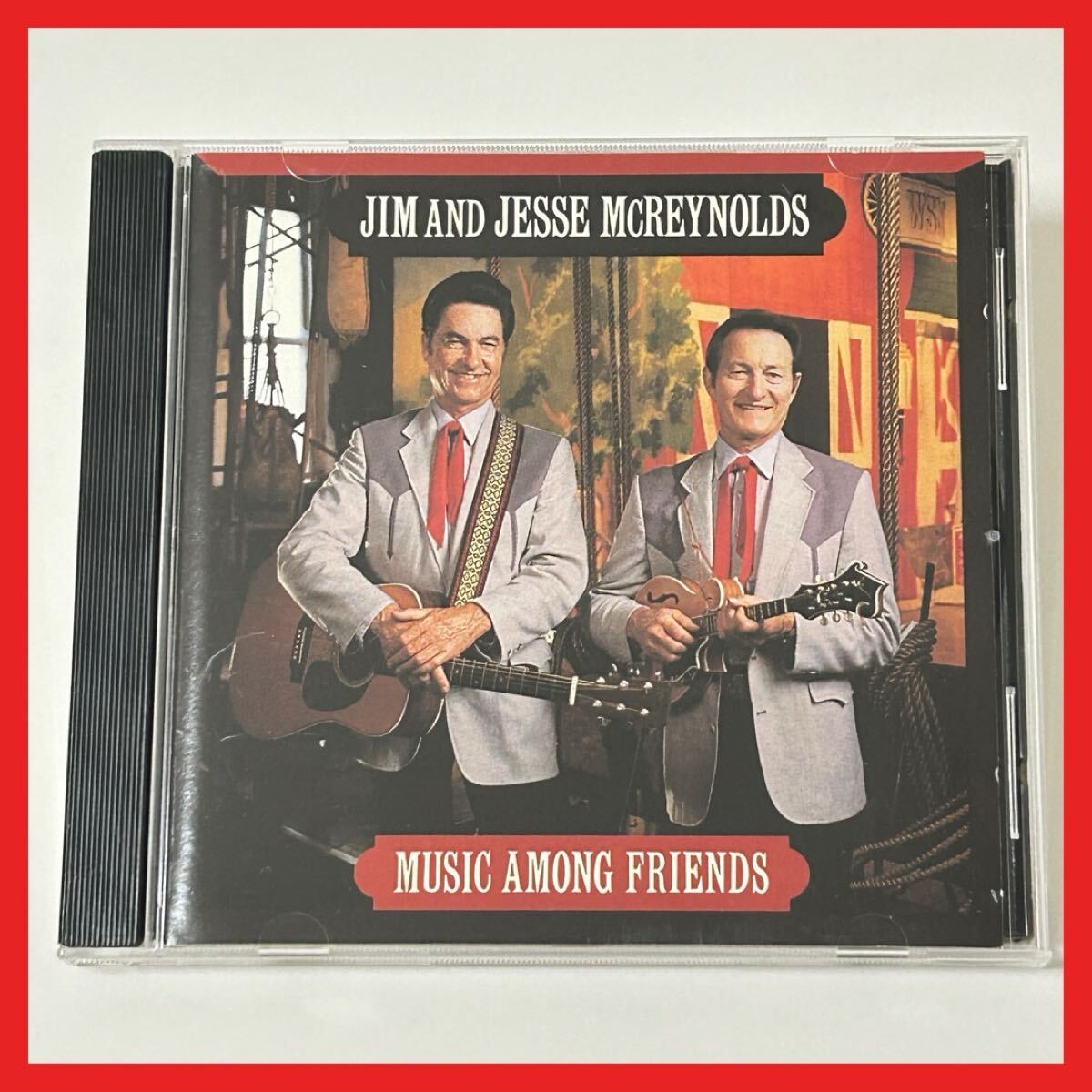 【SC04】CD/ジム&ジェシー・マクレイノルズ/Music Among Friends/アルバム Jim & Jesse McReynolds ブルーグラス カントリー拍卖