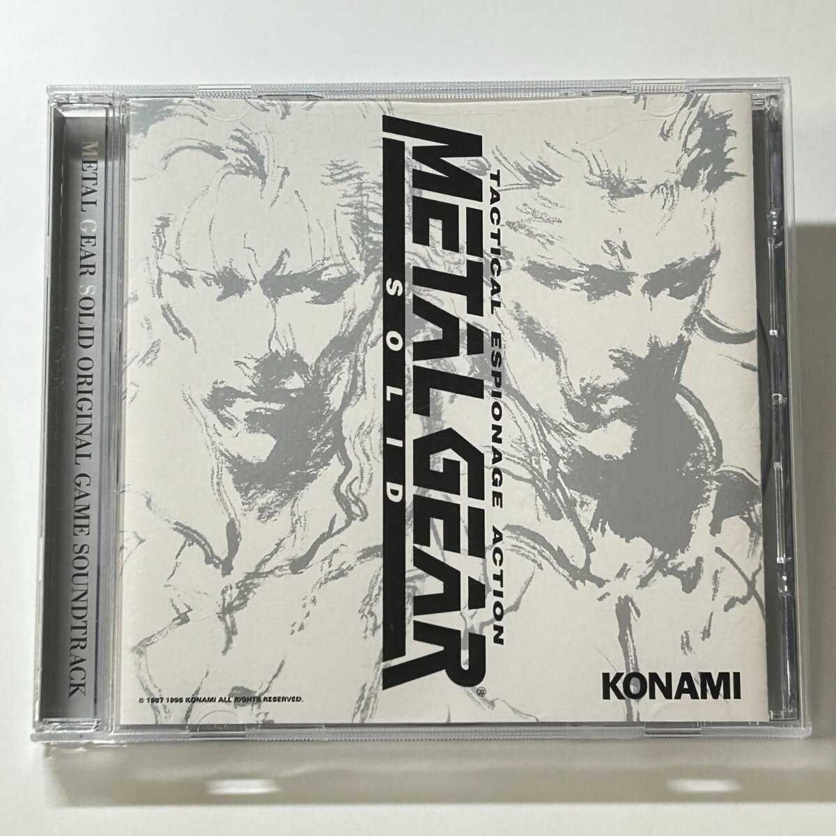 【SC07】 ゲームCD / METAL GEAR SOLID ORIGINAL GAME SOUNDTRACK / KONAMI ※ディスクシール剥がし跡あり / アルバム拍卖