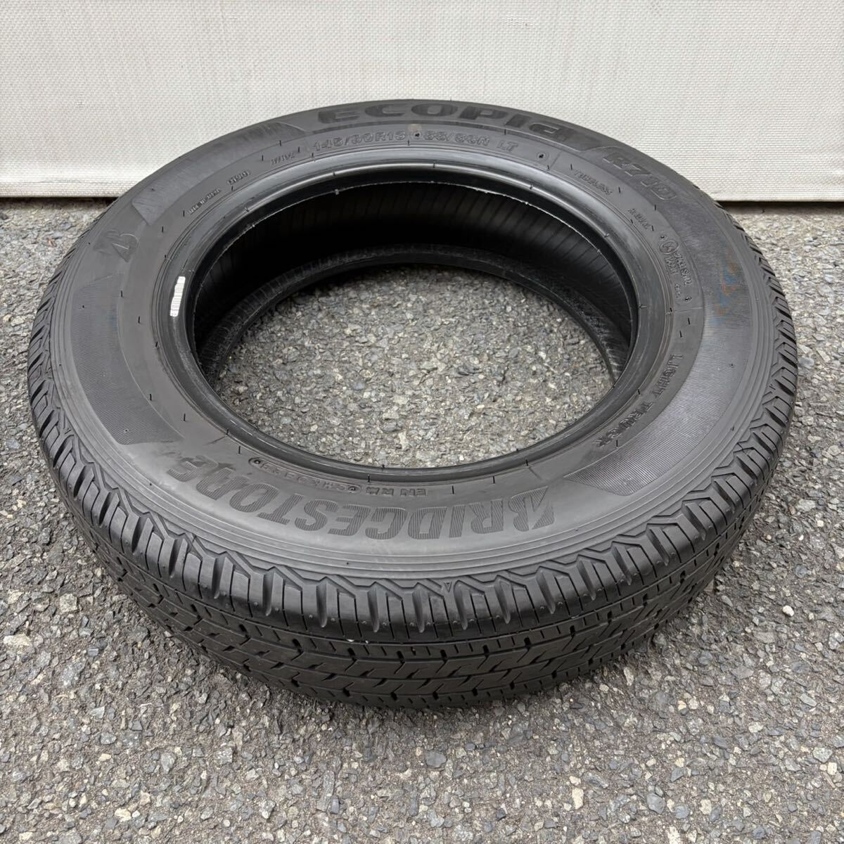 バリ山☆2023年式☆BRIDGESTONE ブリヂストン☆ECOPIA エコピア☆R710☆145/80R13☆1本のみ☆国産.MADE in JAPAN拍卖
