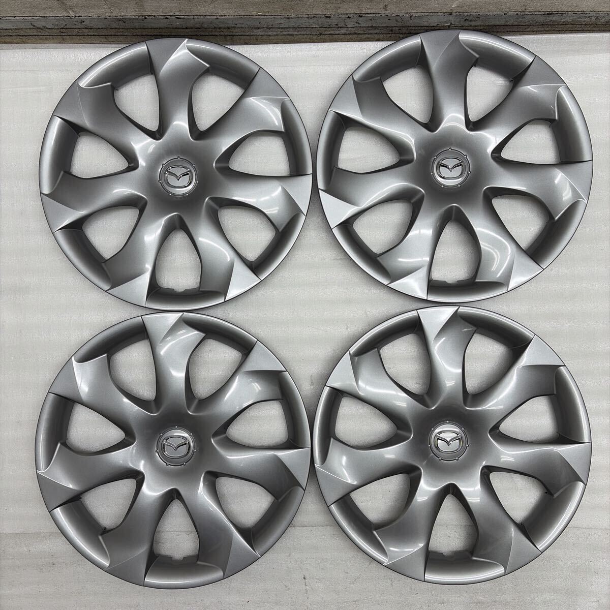 新車外し.極上美品☆MAZDA マツダ純正☆MAZDA3 マツダ3☆16インチ 純正ホイールキャップ☆4枚set☆シルバー☆B45A 37 170拍卖