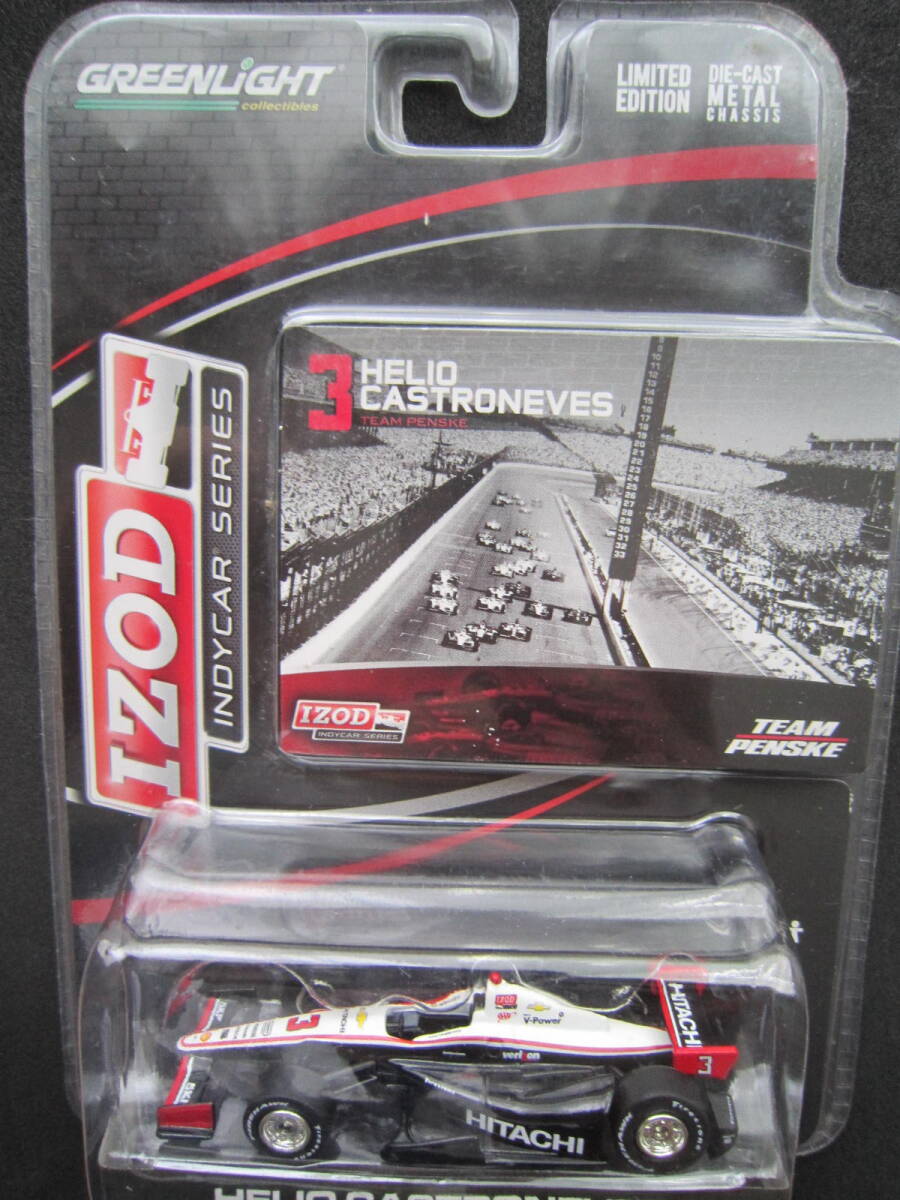 未開封 GREENLIGHTグリーンライト IZOD INDYCAR SERIES 1/64 HELIO CASTRONEVES #3拍卖