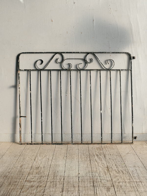イギリスアンティーク アイアンフェンス ゲート柵 ガーデニング 13268拍卖
