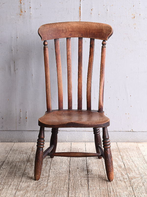 イギリス アンティーク家具 キッチンチェア 椅子 13278拍卖