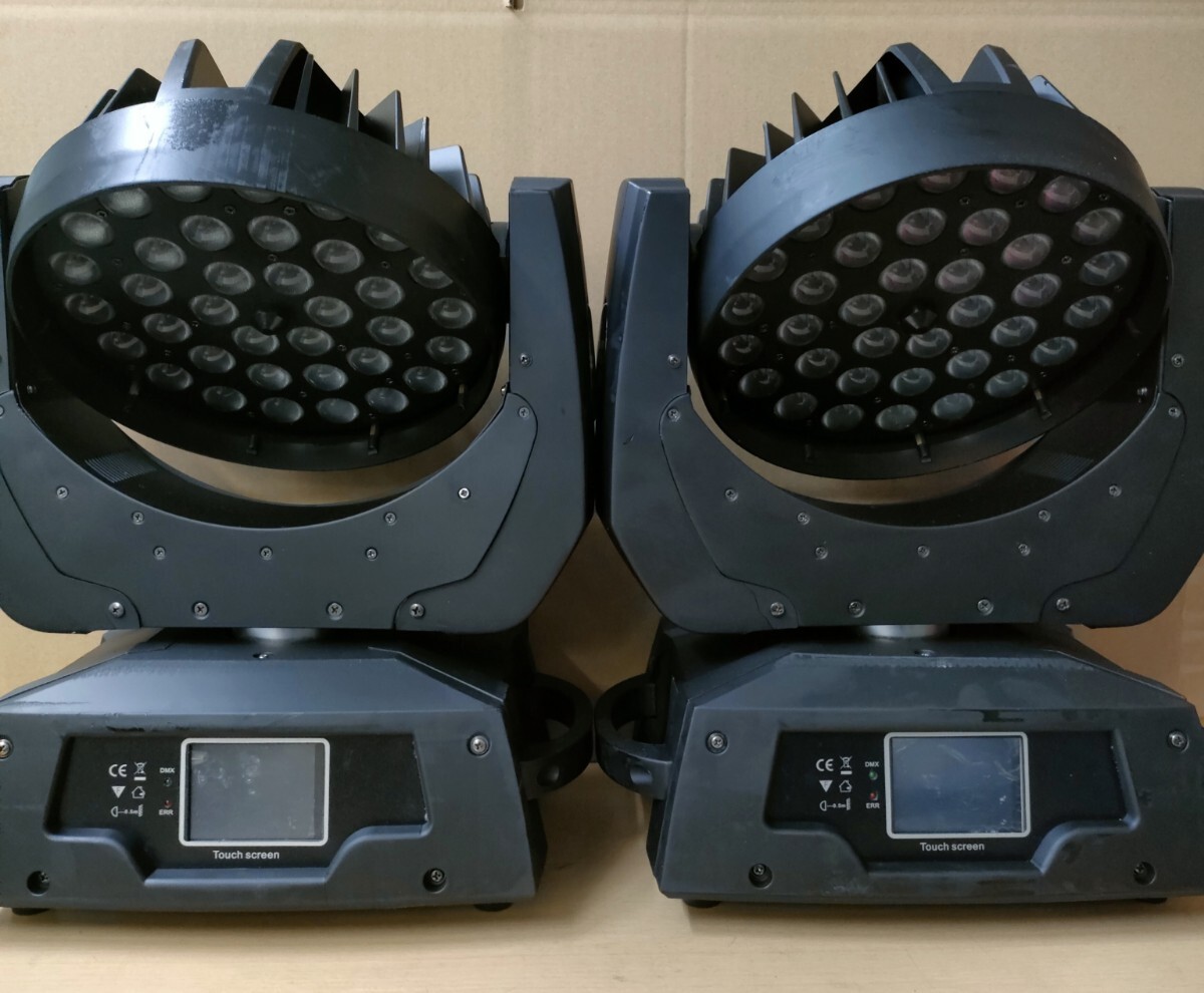 【1円スタート】LED ムービングライト 大型 プロフェッショナル moving light 舞台照明 ムービングヘッド ステージ照明 DMX対応拍卖