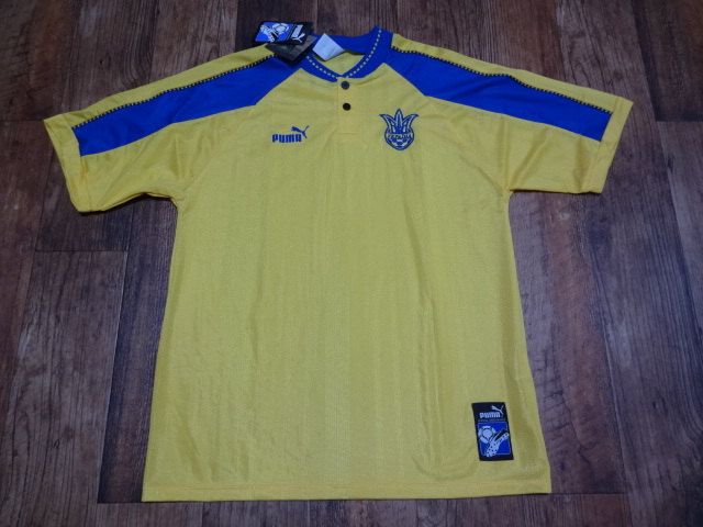 ウクライナ代表 正規品 ユニフォーム シャツ 1998/1999 ホーム XLサイズ 新品未使用タグ付き拍卖