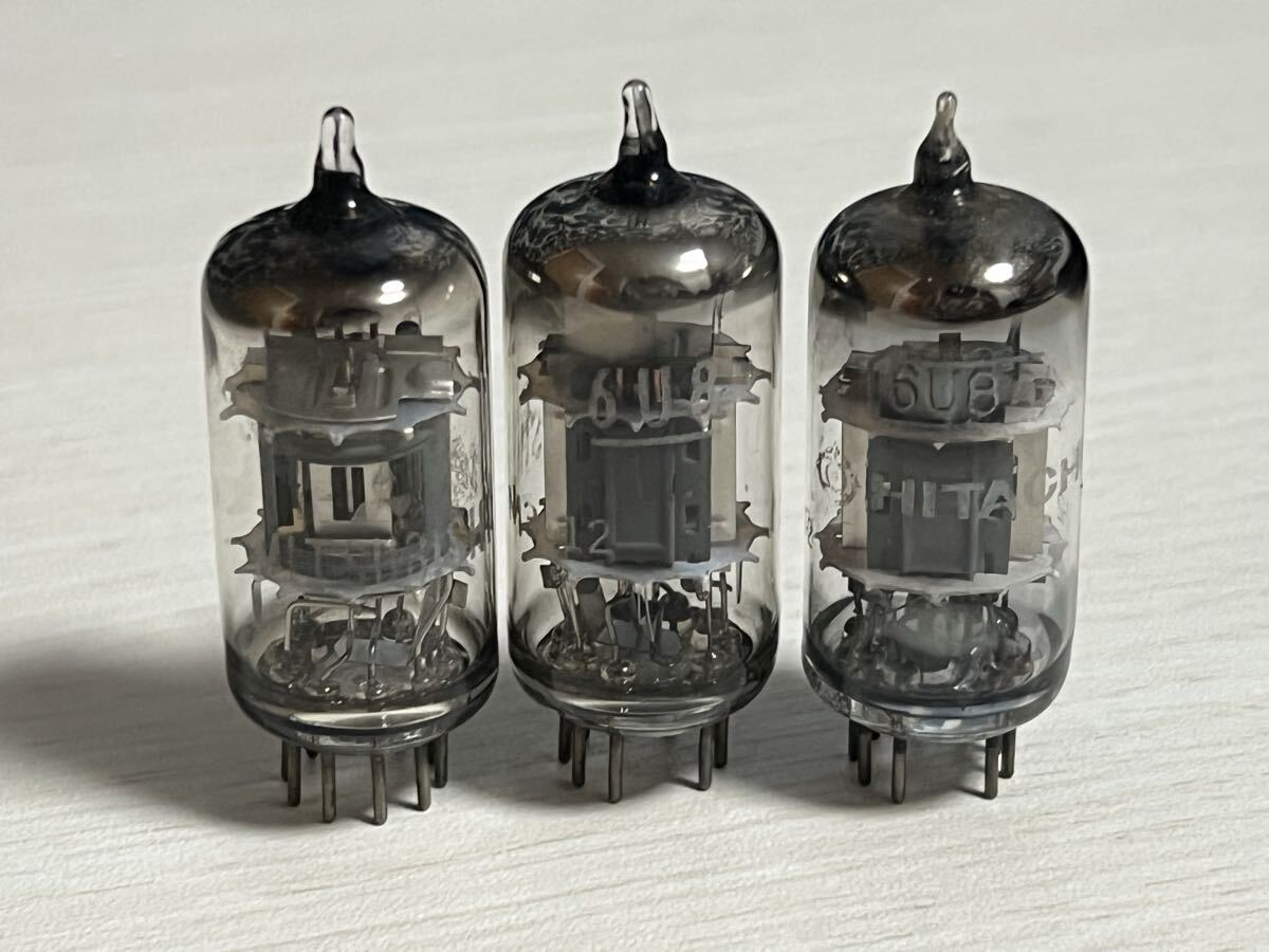 6U8 3本 三菱 日立 試験済み 真空管拍卖