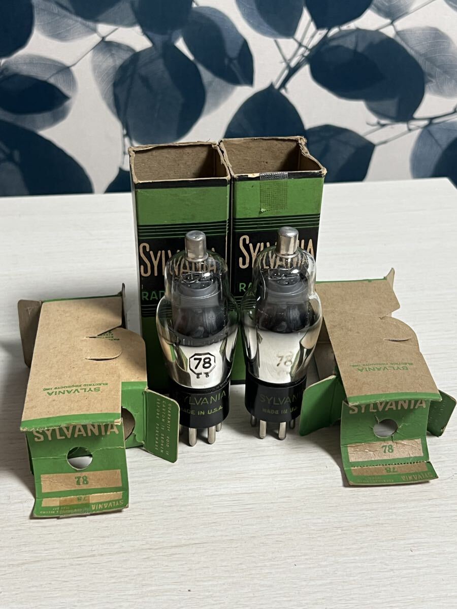 78 2本 SYLVANIA 試験済み 真空管 未使用品拍卖