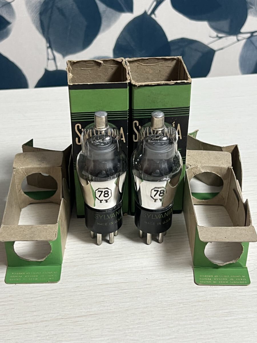 78 2本 SYLVANIA 試験済み 真空管 未使用品 ①拍卖
