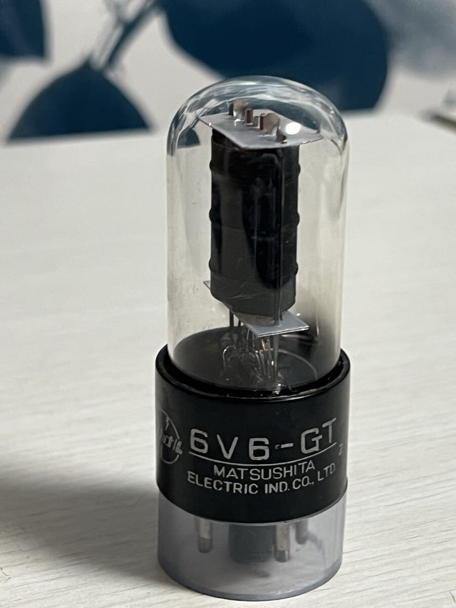 6V6GT 1本 日立 TV7にて 試験済み 真空管拍卖