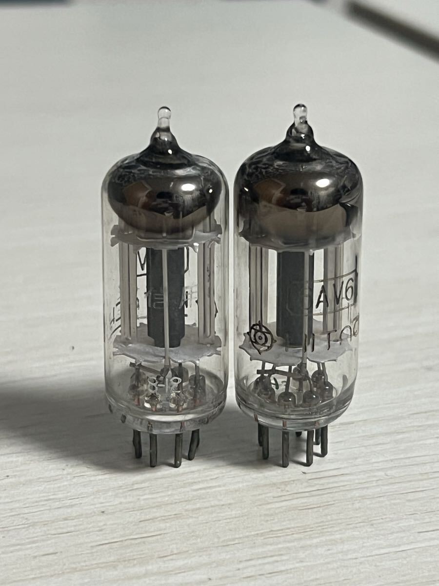 6AV6 2本 日立 試験済 真空管 中古拍卖