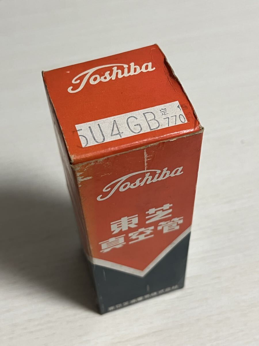 5U4GB 1本 東芝 試験済み 真空管 状態は未使用に近いですがピン折れてます拍卖