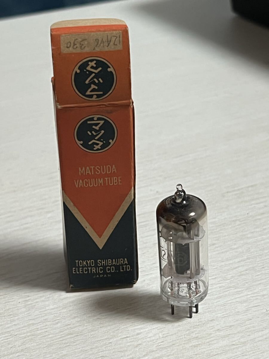 12AV6 1本 マツダ 試験済み 真空管 おそらく未使用拍卖