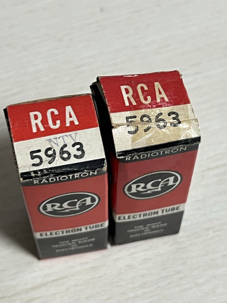 5963 2本 RCA TV-7にて全数試験済 真空管 12AU7に近い拍卖