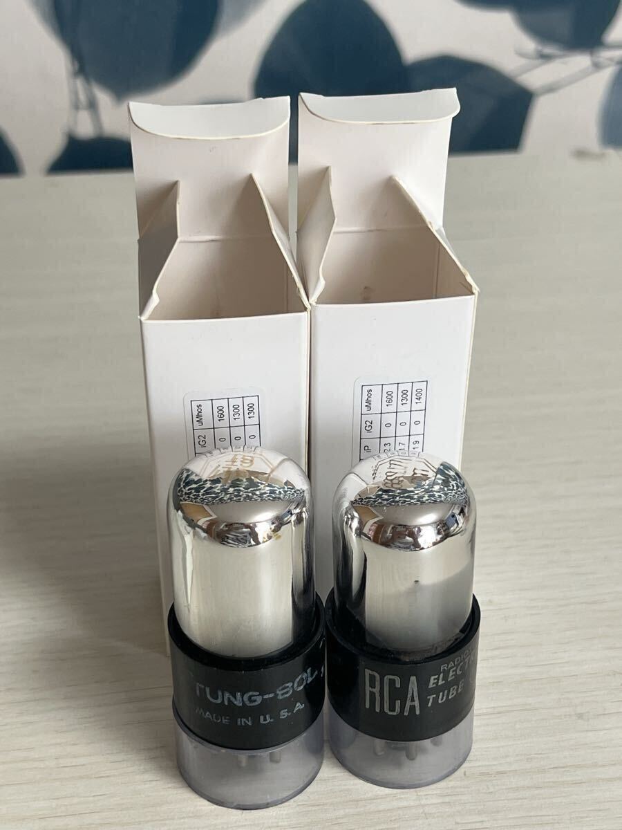6SL7GT 2本 RCAとTUNG-SOL 試験済み 真空管拍卖