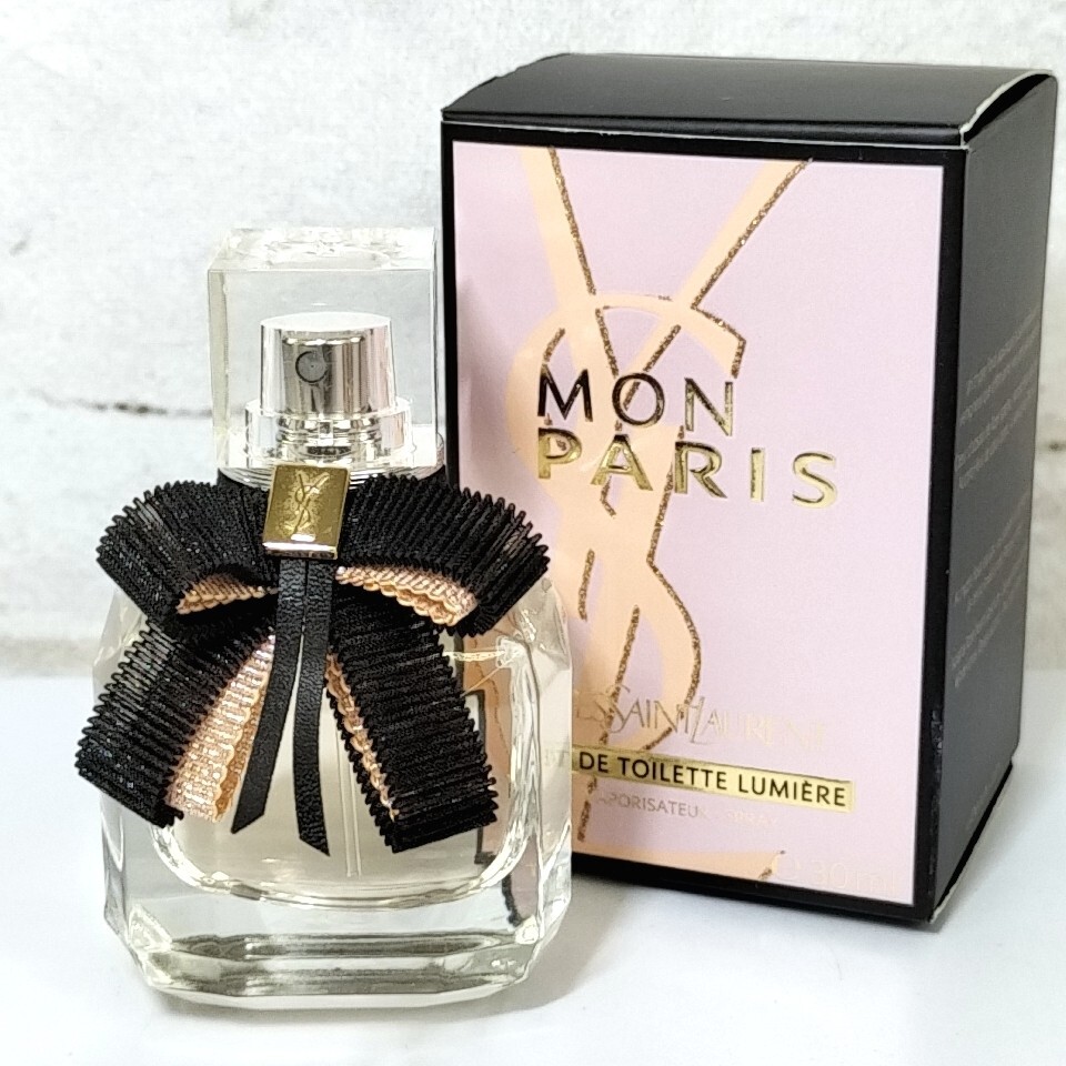 【 Yves Saint Laurent 】 30ml 国内正規品 MON PARIS イヴサンローラン モンパリ EDT LUMIERE リュミエールEDT SP 香水 フレグランス D 20拍卖
