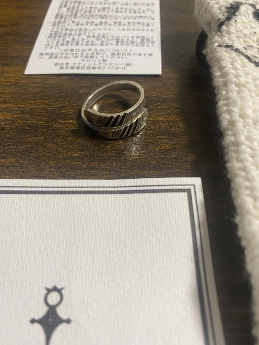 未使用品 Adawat'n Tuareg アダワット トゥアレグ アダワットゥン トゥアレグ シルバーリング Aman Tissght(アマンティサット/水) 拍卖