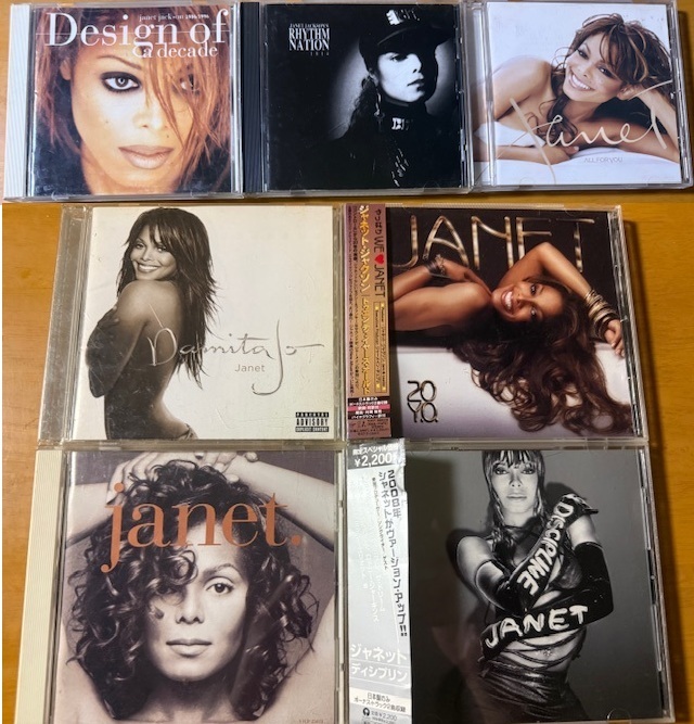 【即決】JANET JACKSON★ジャネット・ジャクソン★ベスト含★CDアルバム★7枚セット拍卖