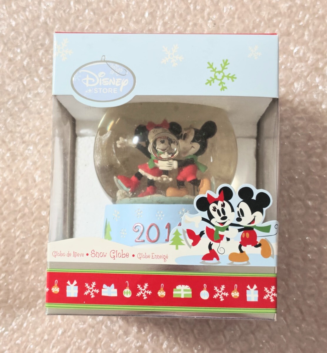 スノードーム 2011年 ディズニーストア ミッキー ミニー 難アリ 送料込み拍卖
