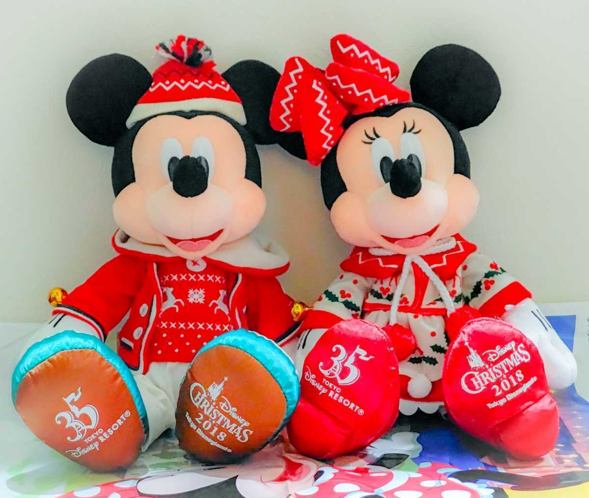 クリスマスストーリーズ クリスト ミッキー ミニー ぬいぐるみ ディズニーランド バラ売り不可拍卖