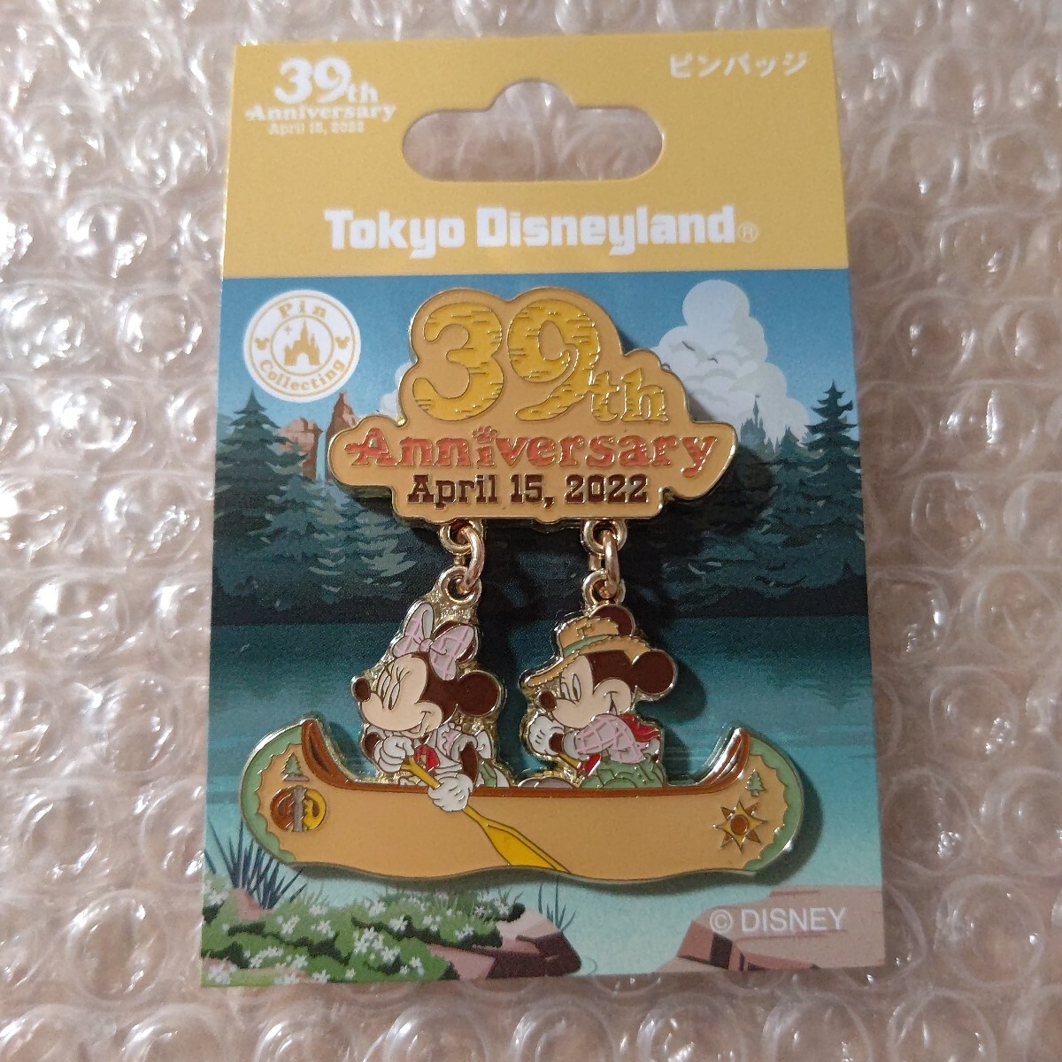 ディズニーランド 39周年 ピンバッジ ミッキー ミニー TDR拍卖