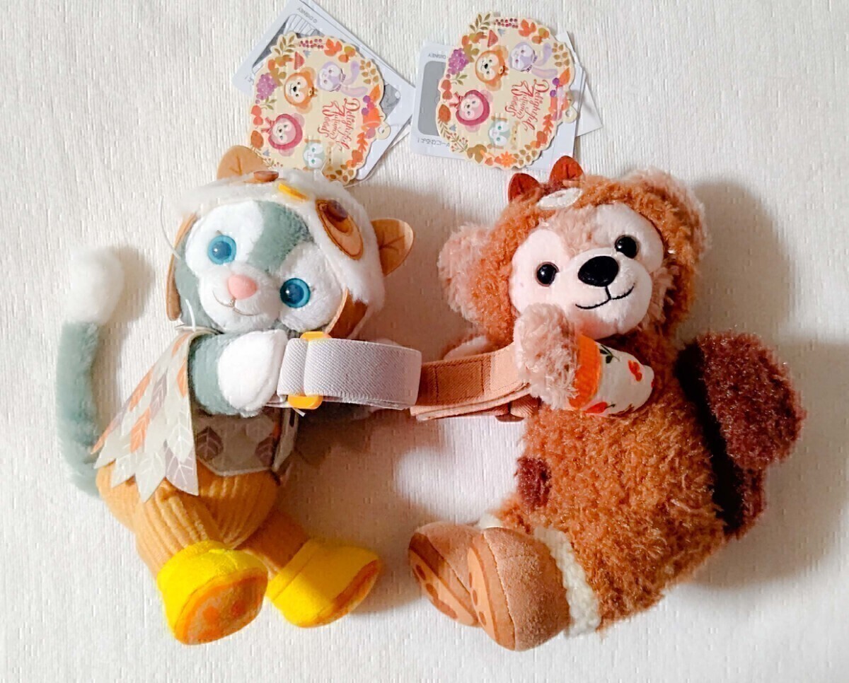 ダッフィー ジェラトーニ ディズニーシー 秋のぼうけん カーテンホルダー 2個セット バラ売り不可 値下げ不可拍卖