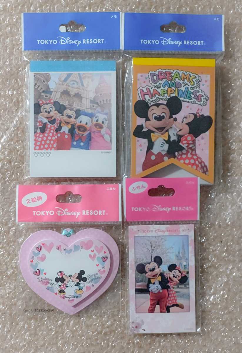 ミッキー ミニー 旧フェイス ディズニー メモ メモ帳 ふせん 付箋 TDR拍卖