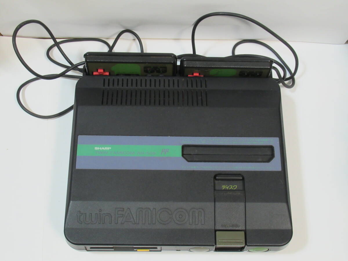 SHARP ツインファミコン AN-505 BK 本体のみ 動作未確認 ACアダプター AVケーブル欠品 ジャンク 現状渡し中古品拍卖
