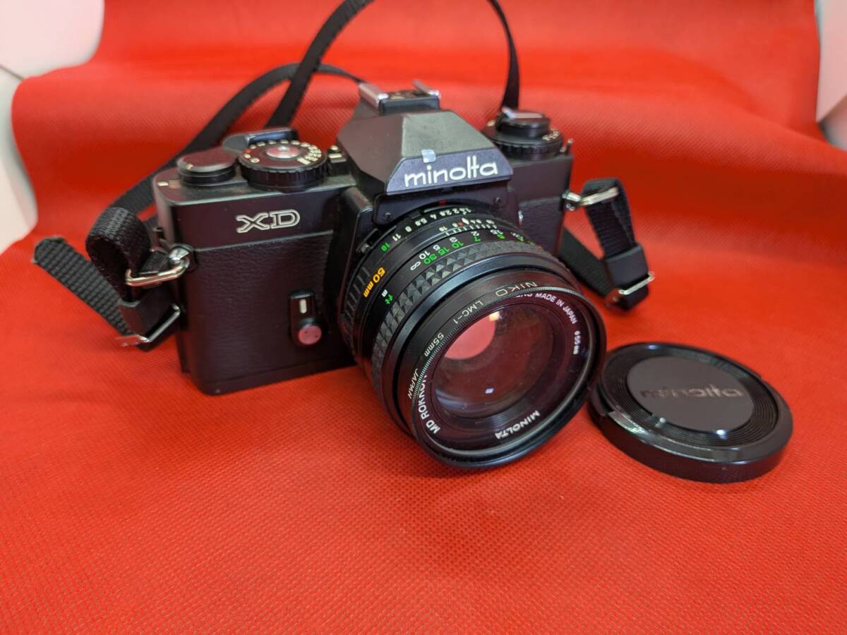minolta XD フィルム一眼レフカメラ ブラック 黒 ミノルタ 50mm 1:1.4 動作未確認 現状品拍卖