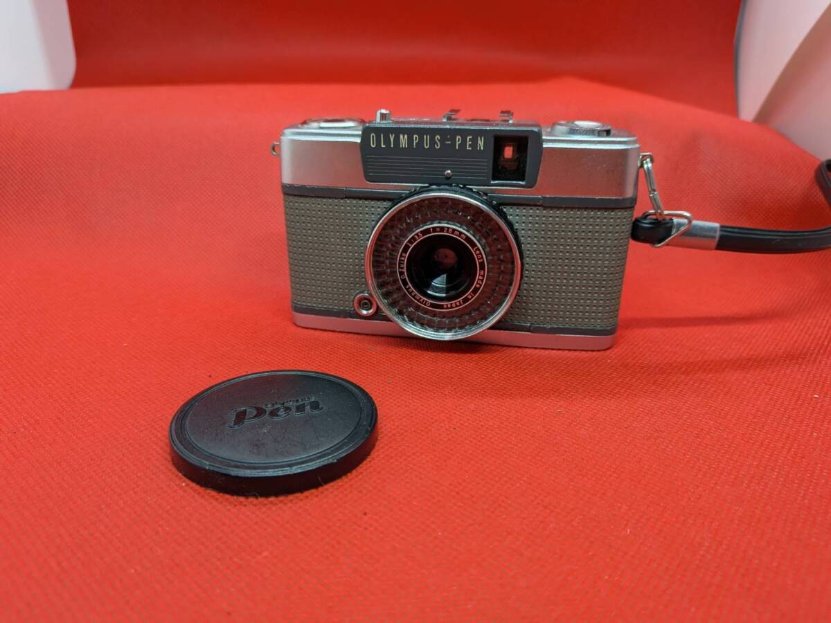OLYMPUS-PEN オリンパス EE-2/2246065 ハーフサイズカメラ フィルムカメラ グレー シルバー 動作未確認 現状品拍卖
