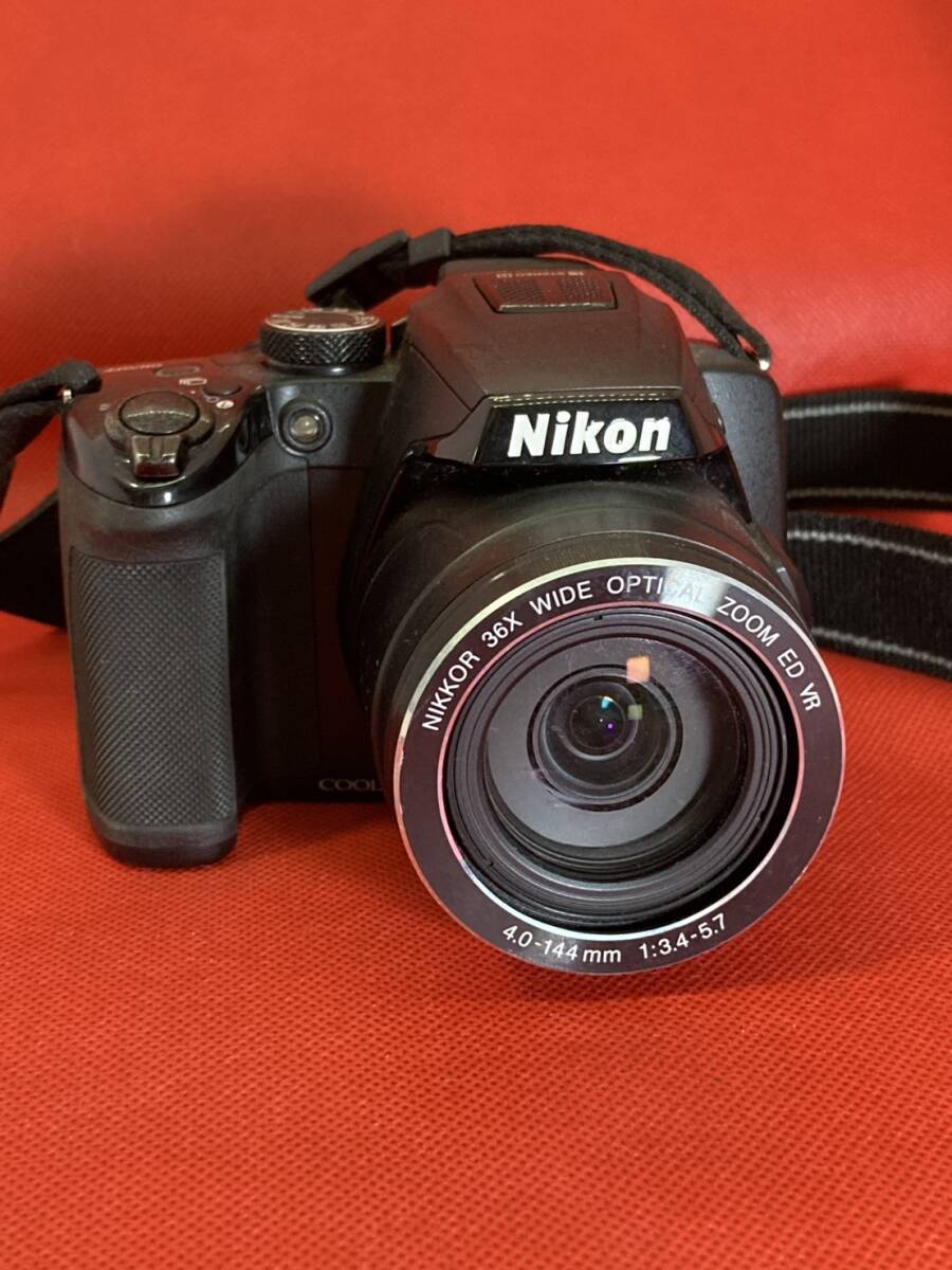 Nikon COOLPIX P500 36x ニコン デジタル一眼レフカメラ 20103435 4.0-144mm 1:3.4-5.7 ブラック 動作未確認 現状品拍卖
