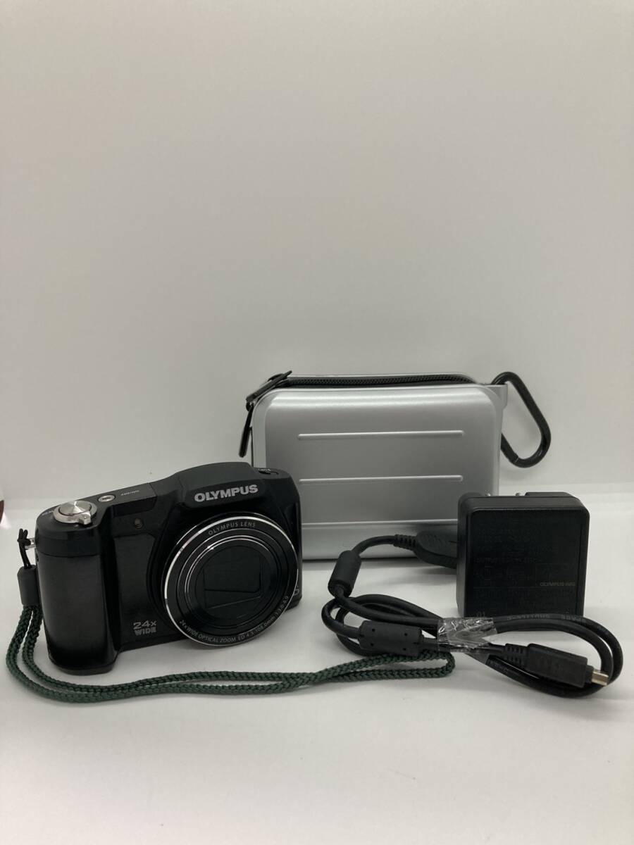 OLYMPUS オリンパス SZ-16/JN1201873 24x WIDE デジタルカメラ 通電確認済み 現状品 ELECOM デジカメケース拍卖