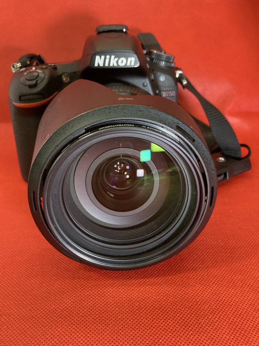 Nikon D750 ニコン 2004904 ブラック デジタル一眼レフカメラ AF-S NIKKOR ED 28-300mm レンズ 動作未確認 現状品拍卖